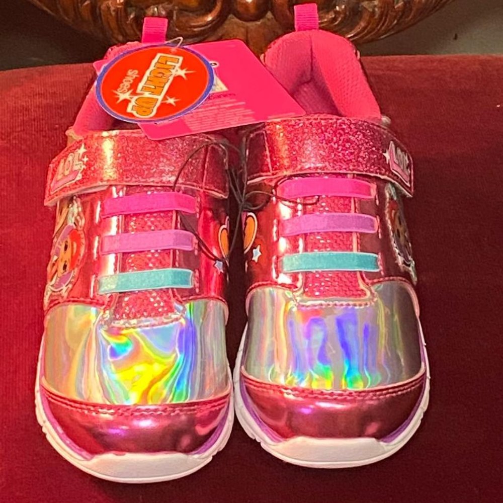 NEVER WORN L.O.L. shoes size 13 light up